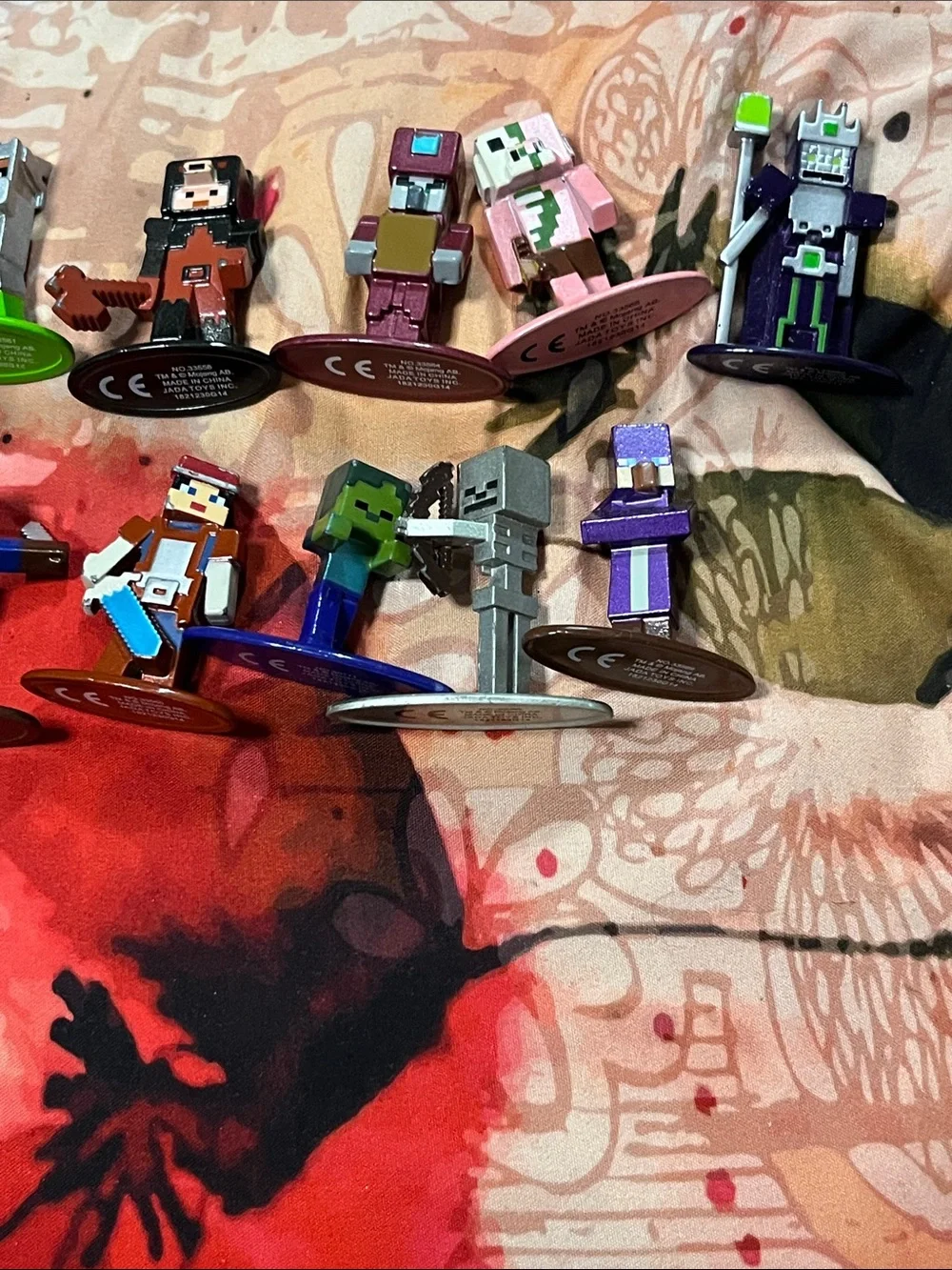 Minecraft-Inspired Kids Mini Figures Set - Assorted Colors